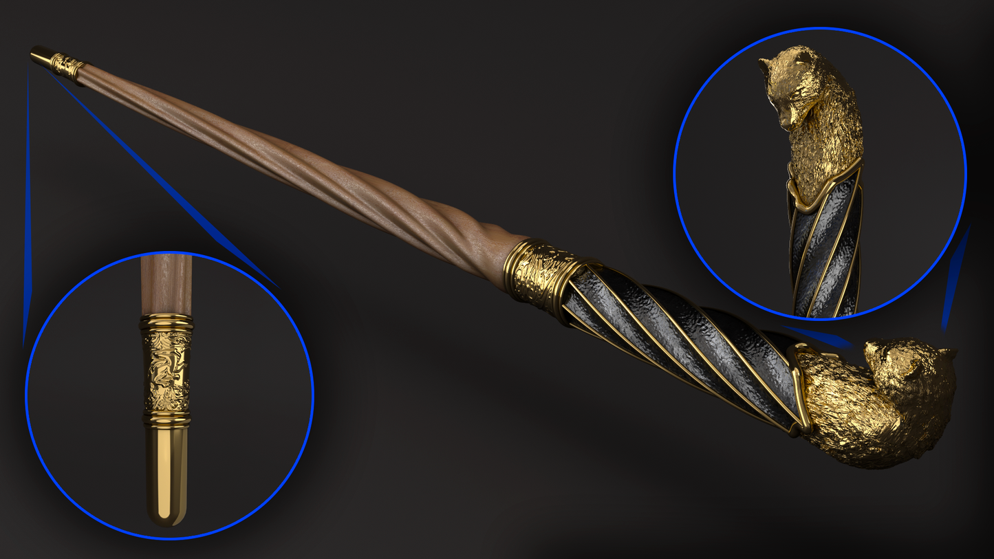 Hogwarts House Wands Resin Replica