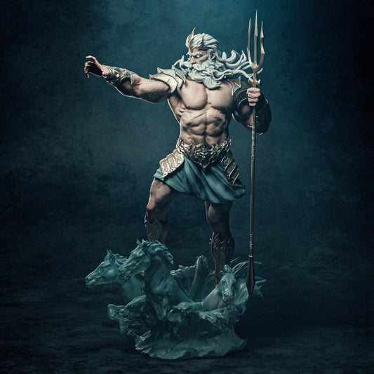 Poseidon: The Greek God Figure Resin Kit