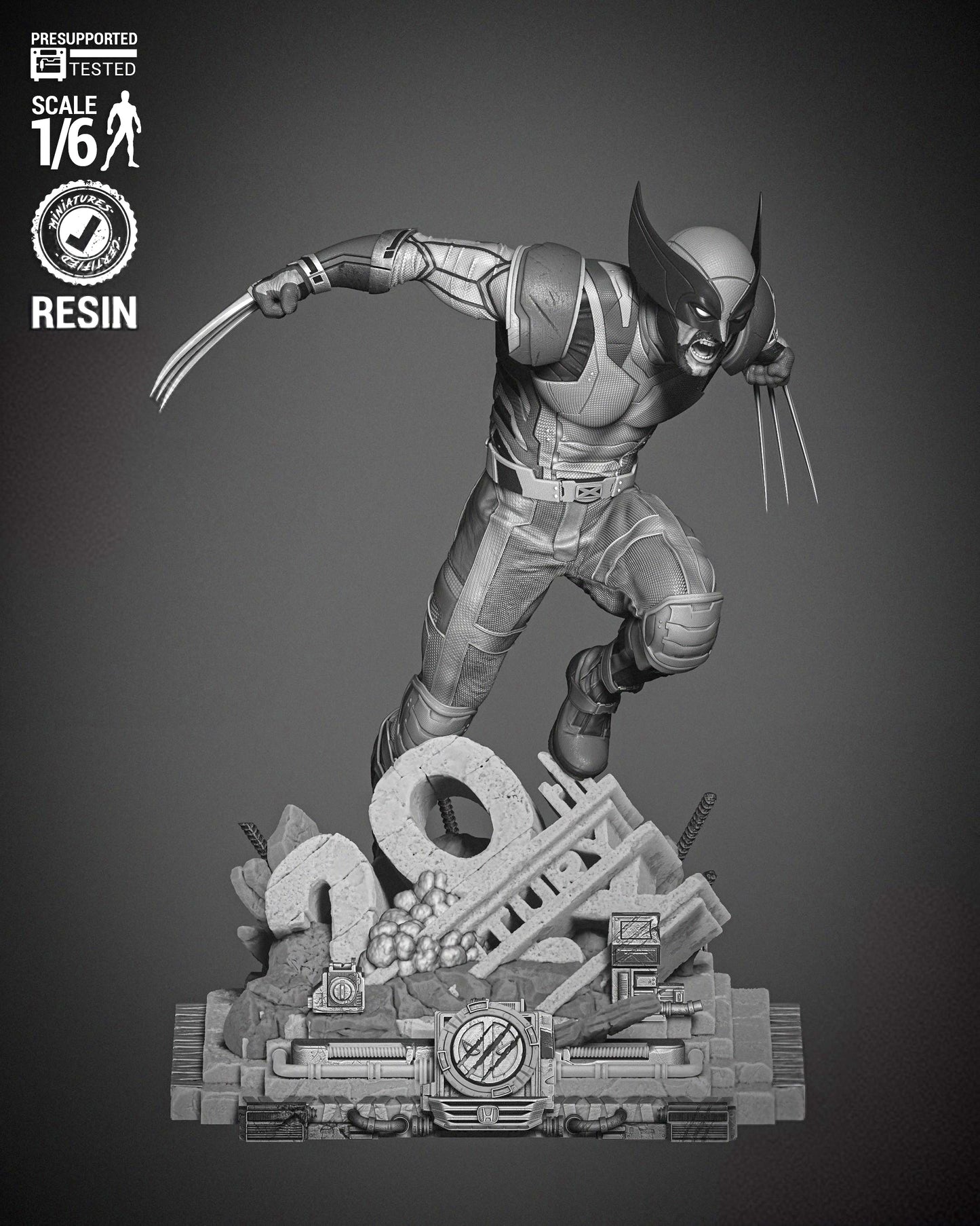 Wolverine 2024 Figure Resin Model Kit