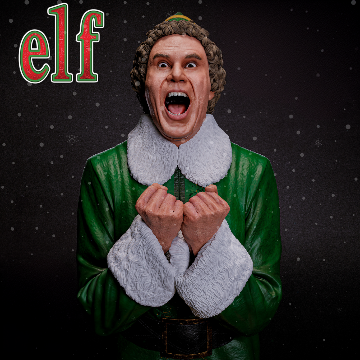 Buddy The Elf Figure Model Resin Kit