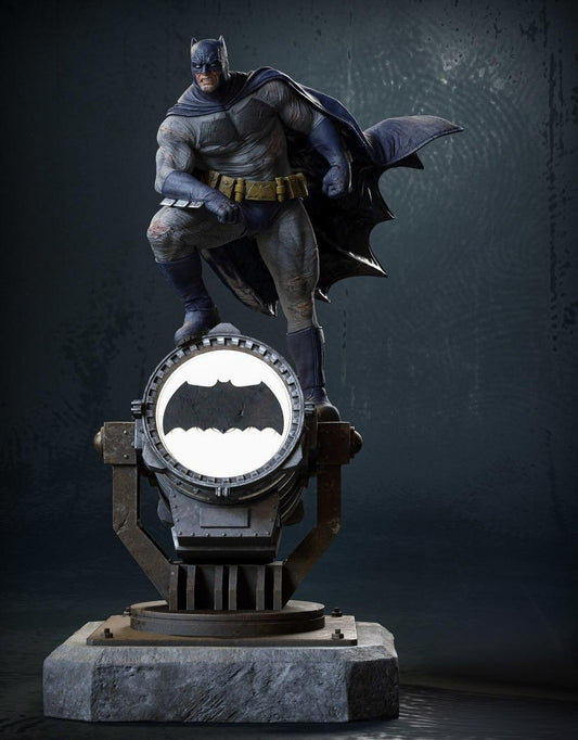 Batman on the Bat Signal Figure Resin Model Kit