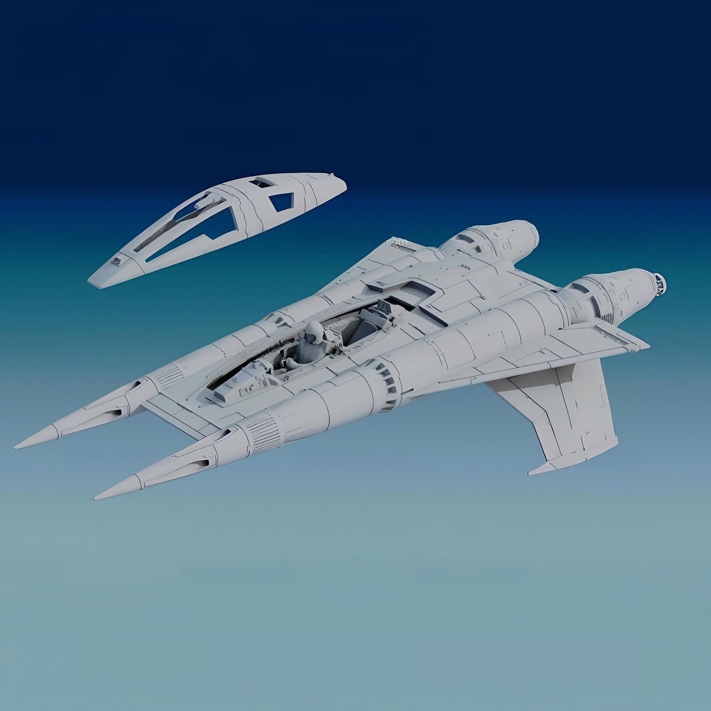 Buck Rogers Thunderfighter 1:20 Studio Scale Resin Model Kit