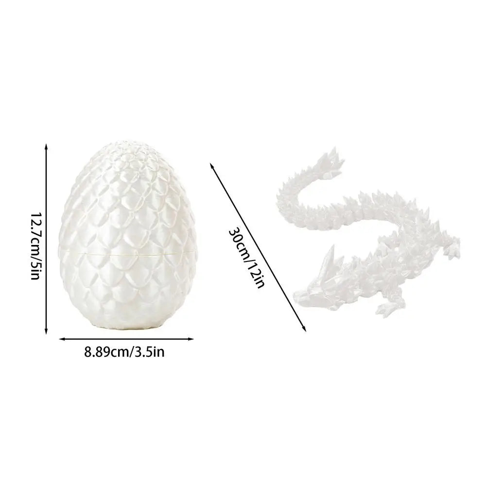 Dragon 3D Printed Articulated Dragon With Egg